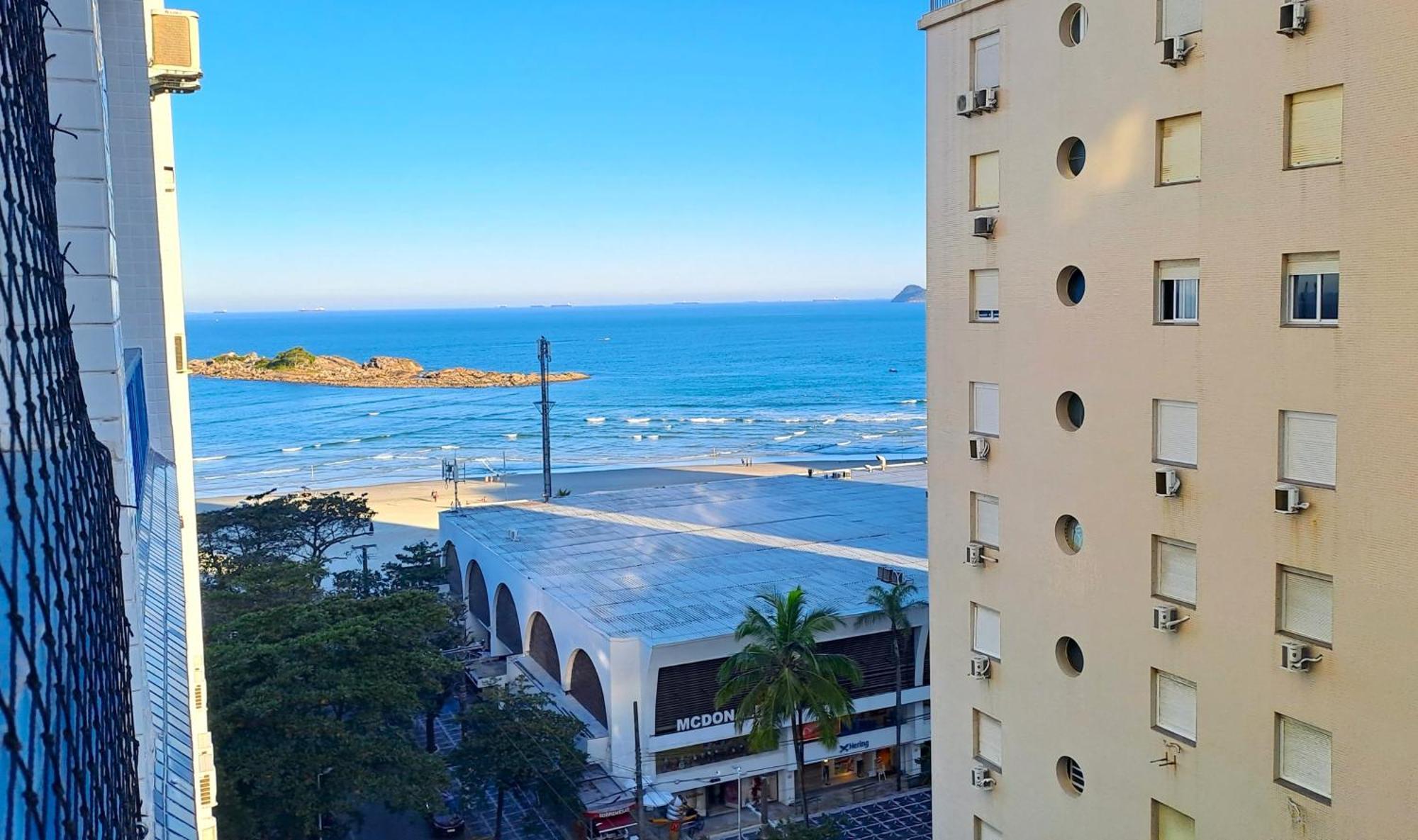 Pe Na Areia - Praia Pitangueiras - Beach Host Guarujá Exteriör bild